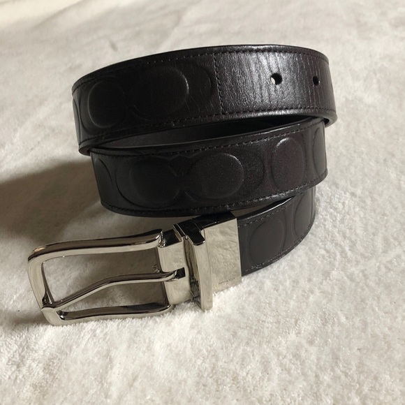 Coach Other - Coach belt reversible brown leather embossed